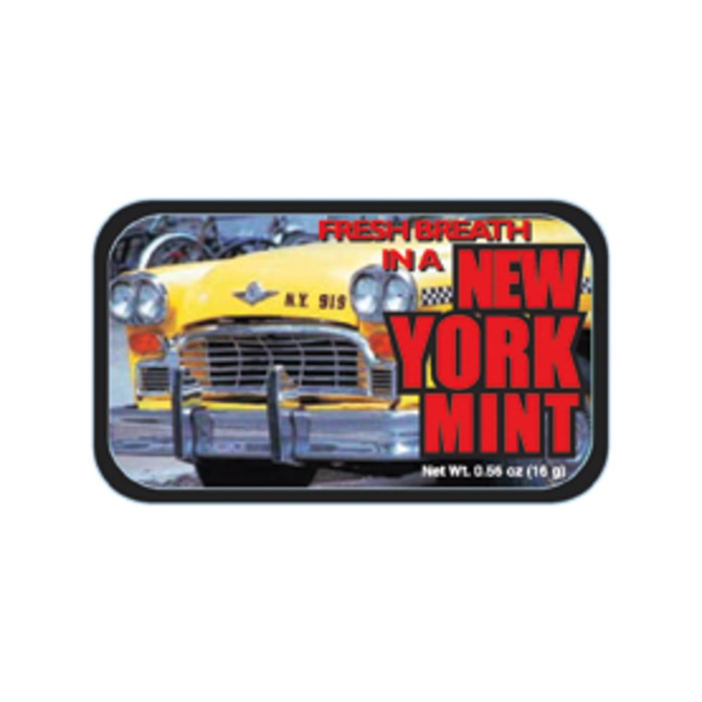 AmuseMints Destination Mint Candy, New York Taxi, 0.56 Oz, Pack Of 24
