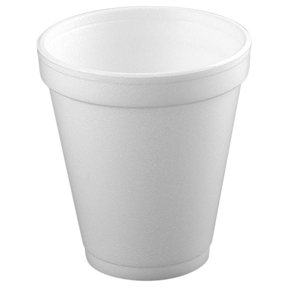 Dart Insulated Foam Drinking Cups, White, 8.5 Oz, Box Of 51