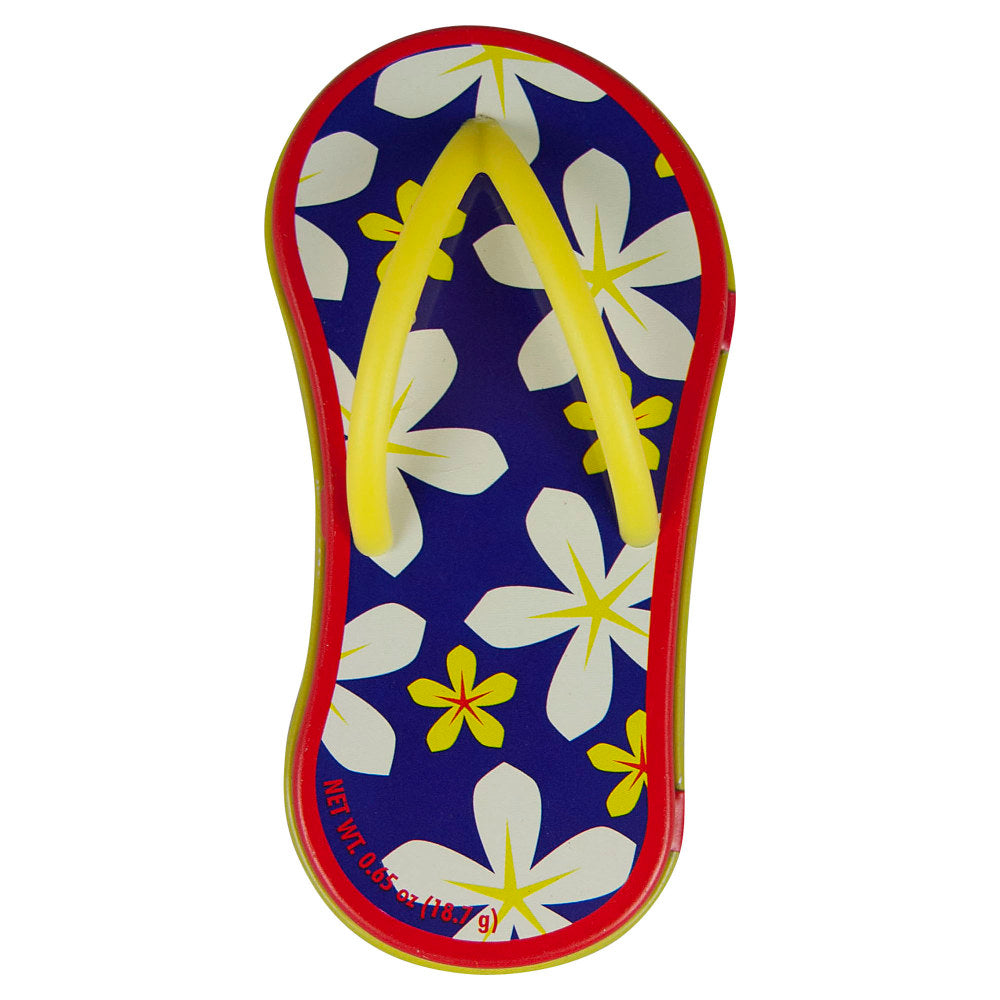 AmuseMints Mint Candy Flip Flop Tins, Flower Blue, Pack Of 24