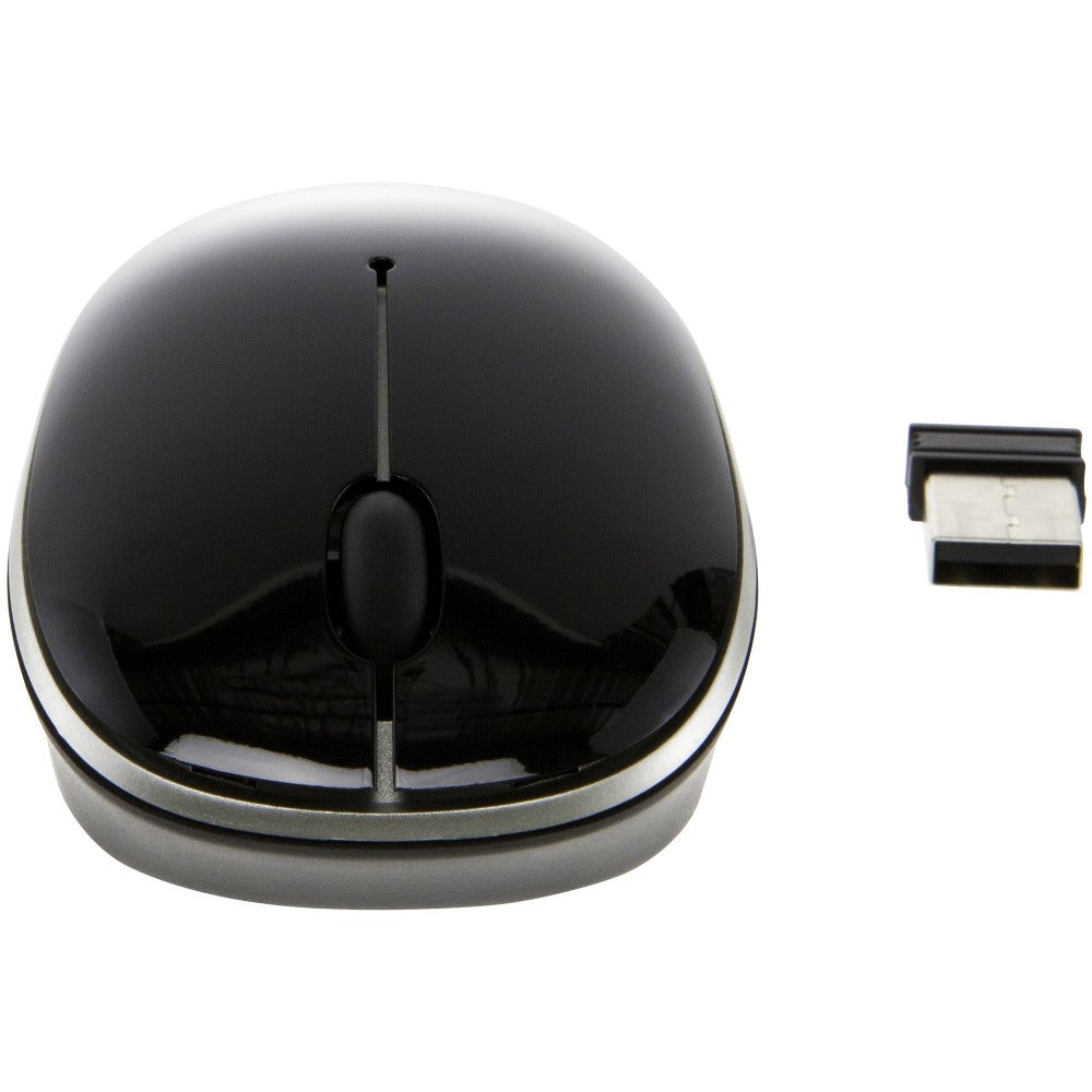 Digital Innovations Mouse, 4in x 4in, Black/Silver