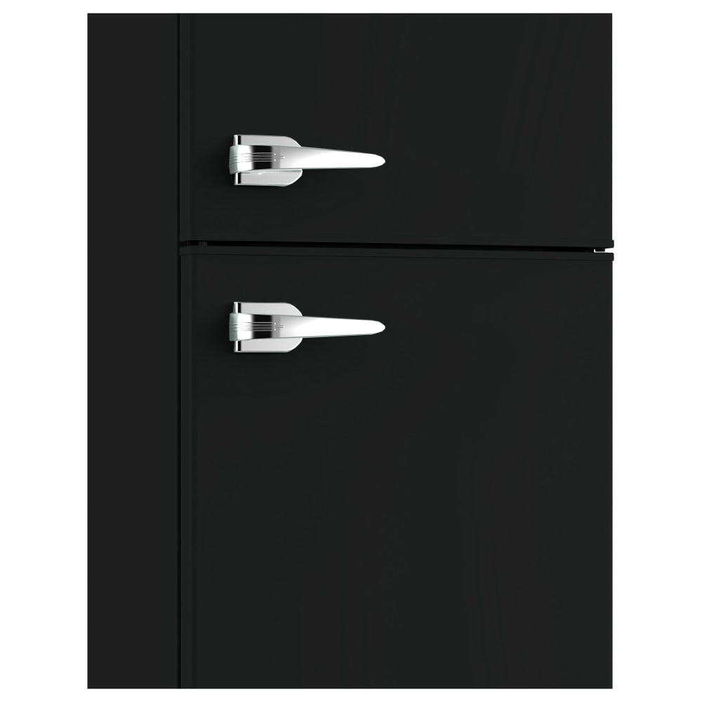 Avanti Retro Compact Refrigerator, 2-Door, 3 Cu Ft, 34-1/2inH x 19-1/2inW x 21inD, Black