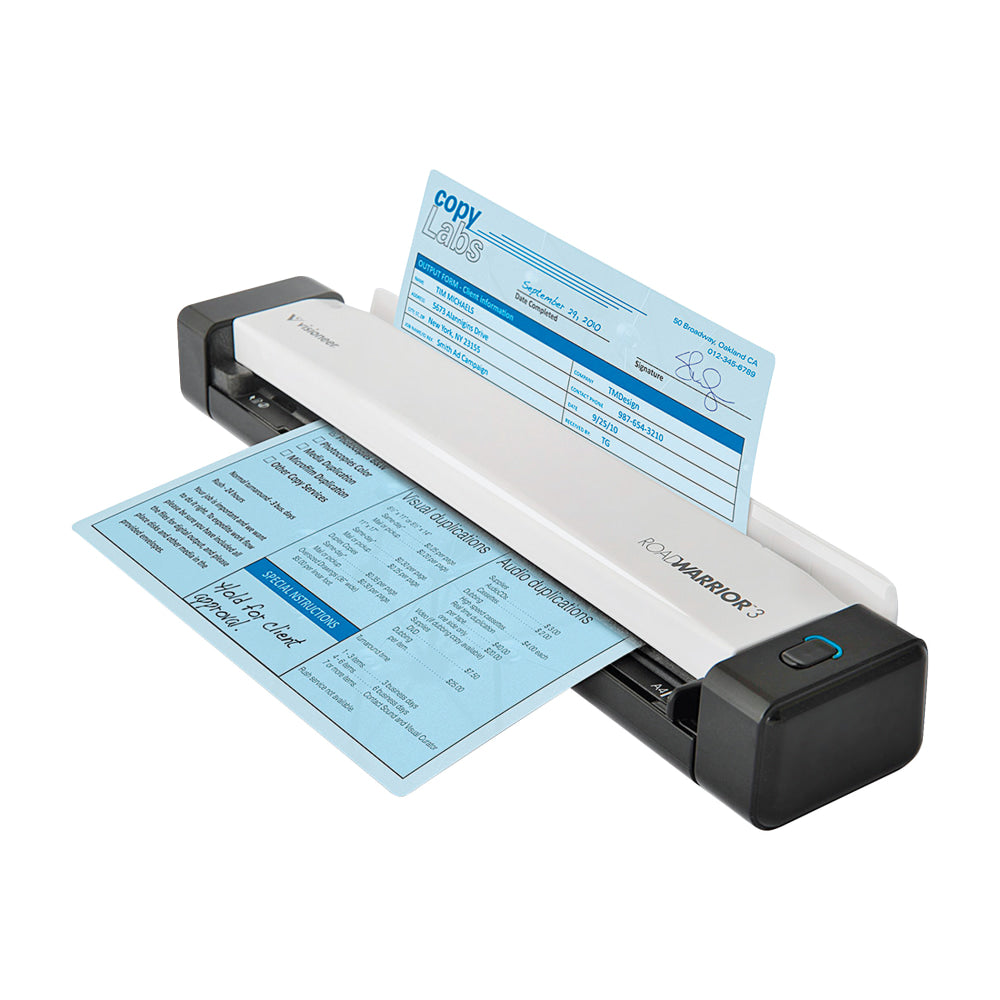 Visioneer Road Warrior 3 Portable Color Sheetfed Scanner