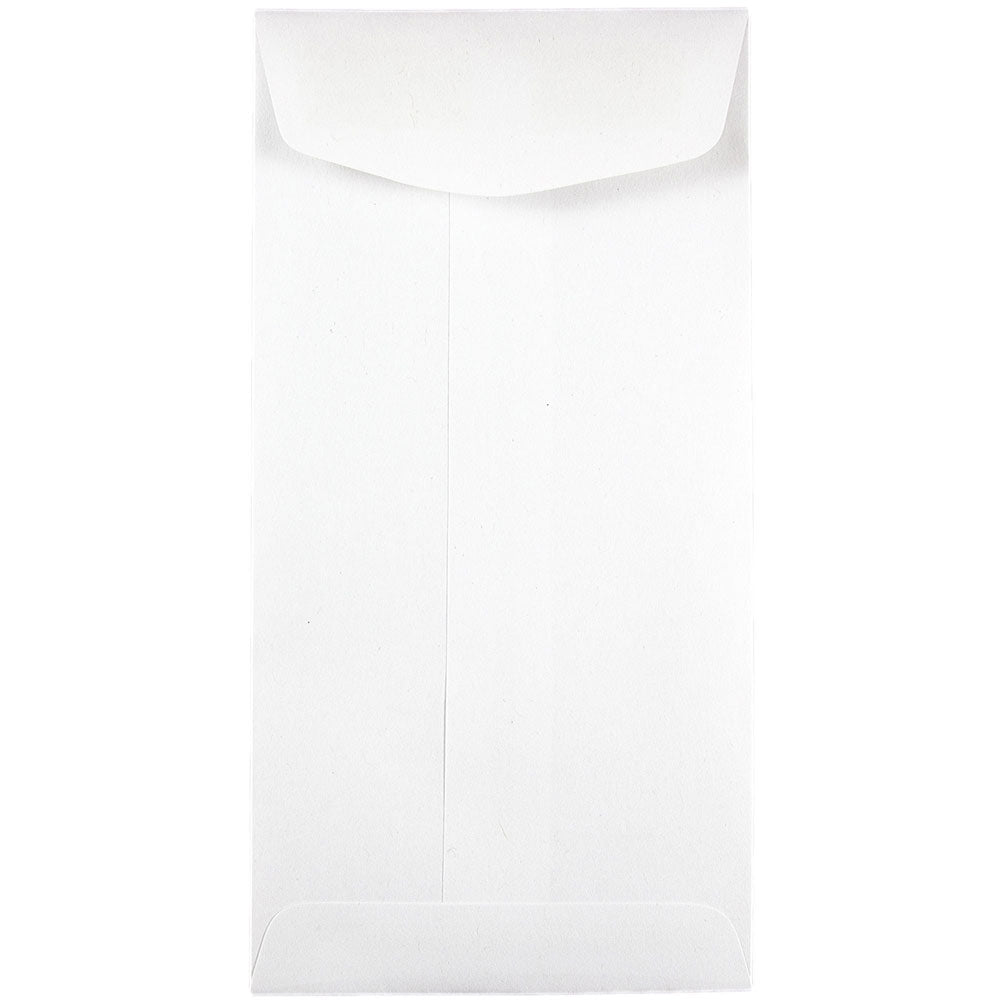 JAM Paper Coin Envelopes, #7, Gummed Seal, White, Pack Of 250 Envelopes
