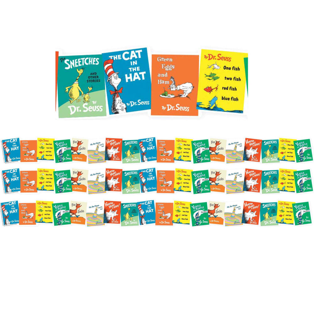 Eureka School Extra-Wide Deco Trim, Favorite Books, 37' Per Pack, Set Of 3 Packs