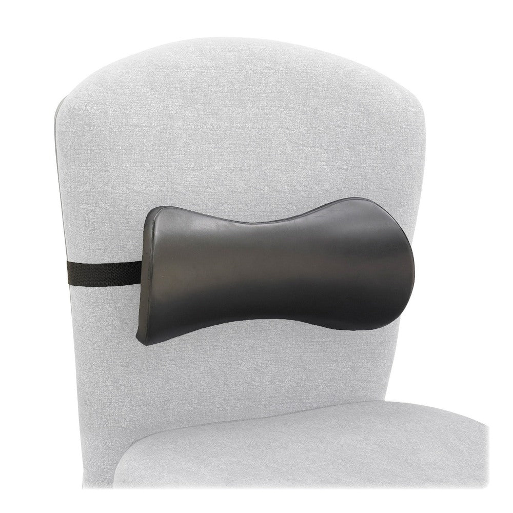 Safco Memory Foam Lumbar Backrest, 11inH x 14 1/2inW x 4inD, Gray