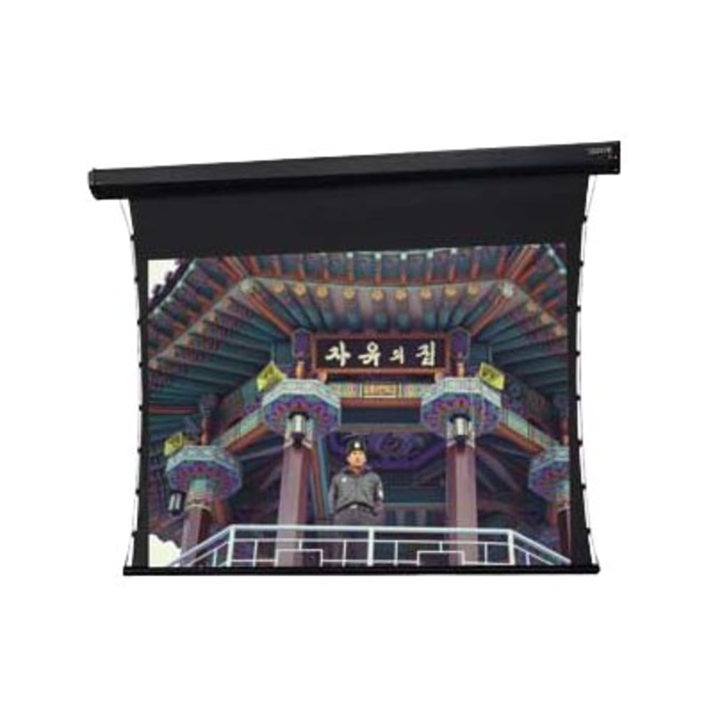 Da-Lite Tensioned Cosmopolitan Series Wide Format - Projection screen - ceiling mountable, wall mountable - motorized - 120 V - 137in (137 in) - 16:10 - Da-Mat - black