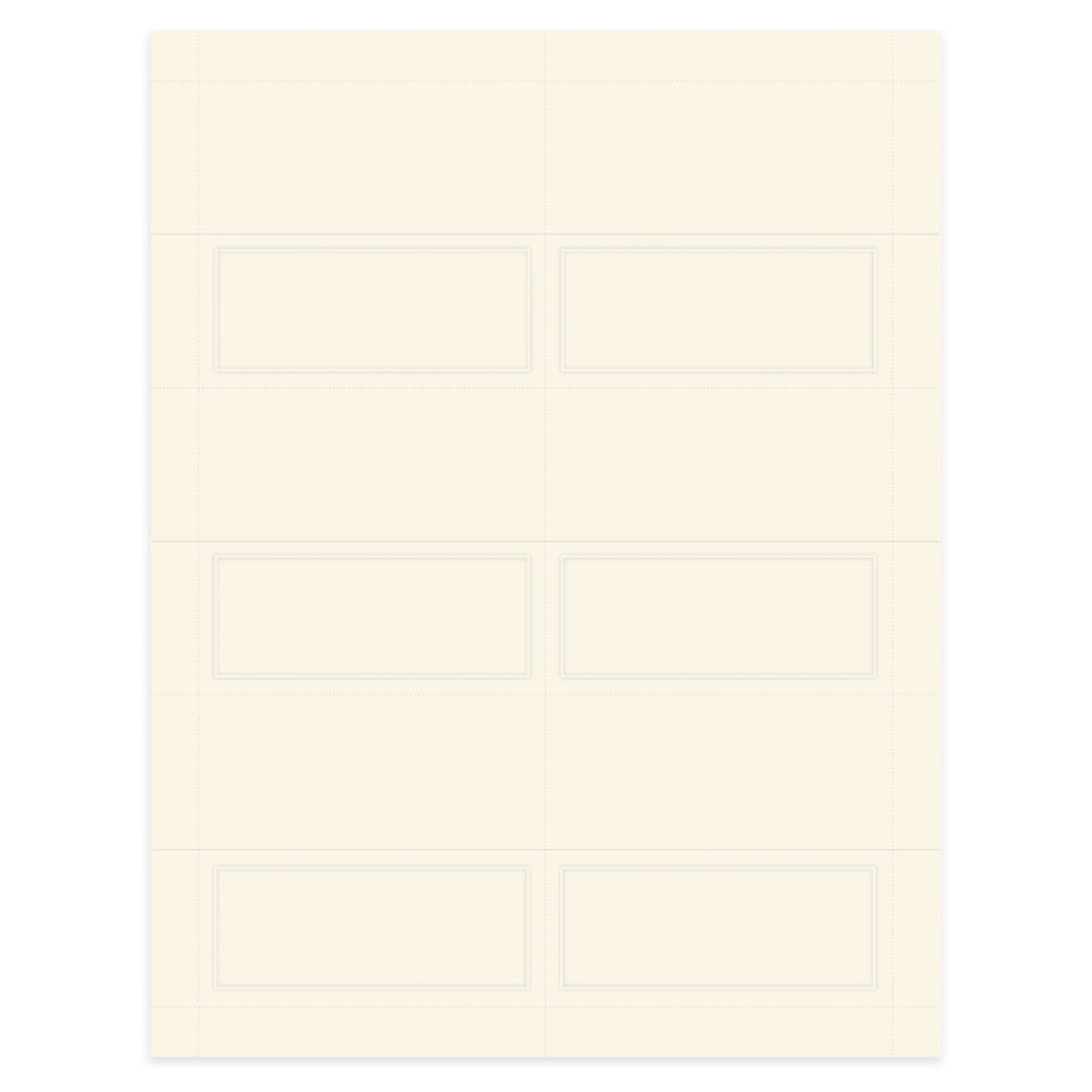 Gartner Studios Place Cards, Pearlized, 4in x 3in, Ivory, Pack Of 48