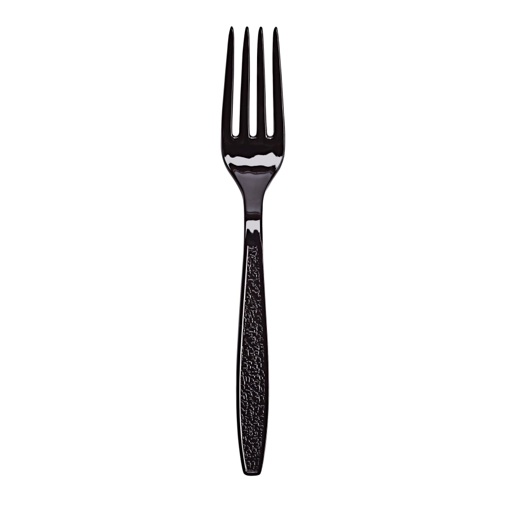 Sweetheart Heavyweight Plastic Forks, Black, Pack Of 1,000