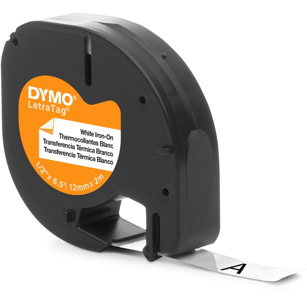 DYMO Fabric Iron Tape Roll For LetraTag QX50, 0.5in x 13in