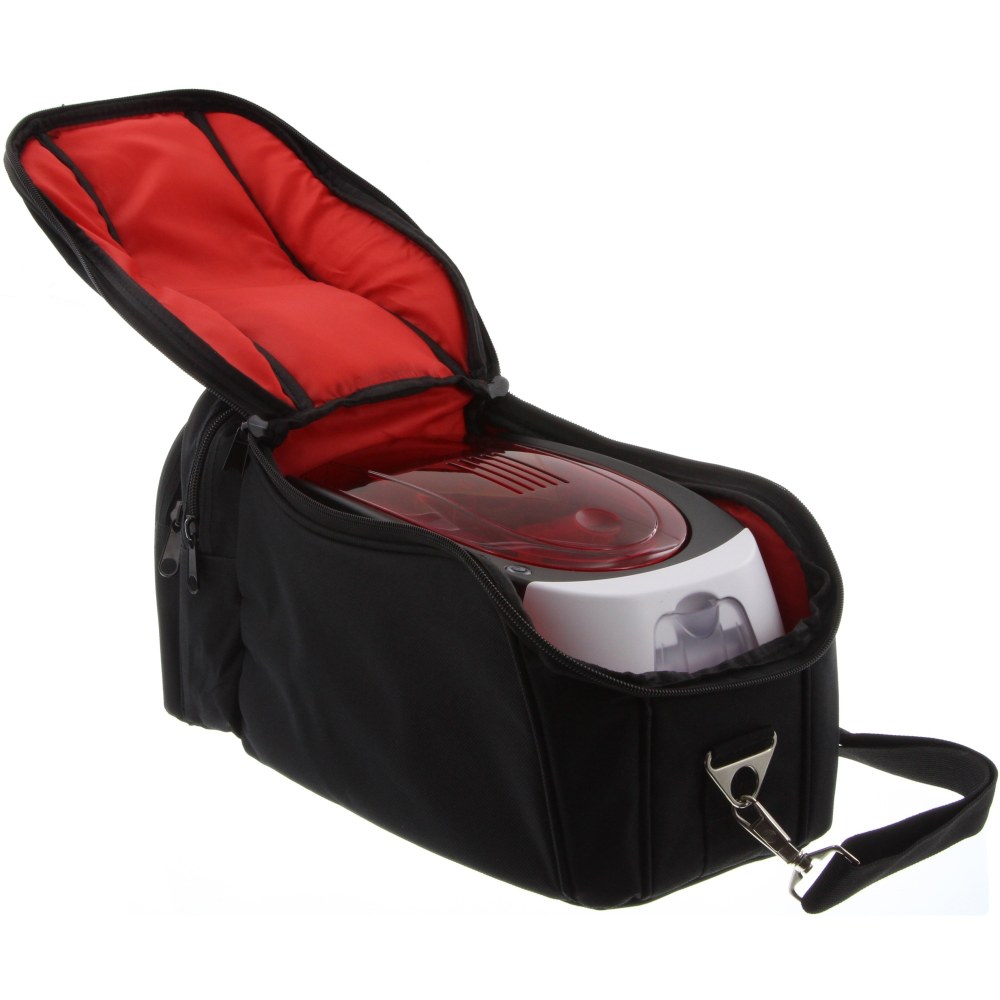 Badgy Carrying Case Portable Printer - Black, Red - 7.9in Height x 15in Width x 7.9in Depth - 1 Pack