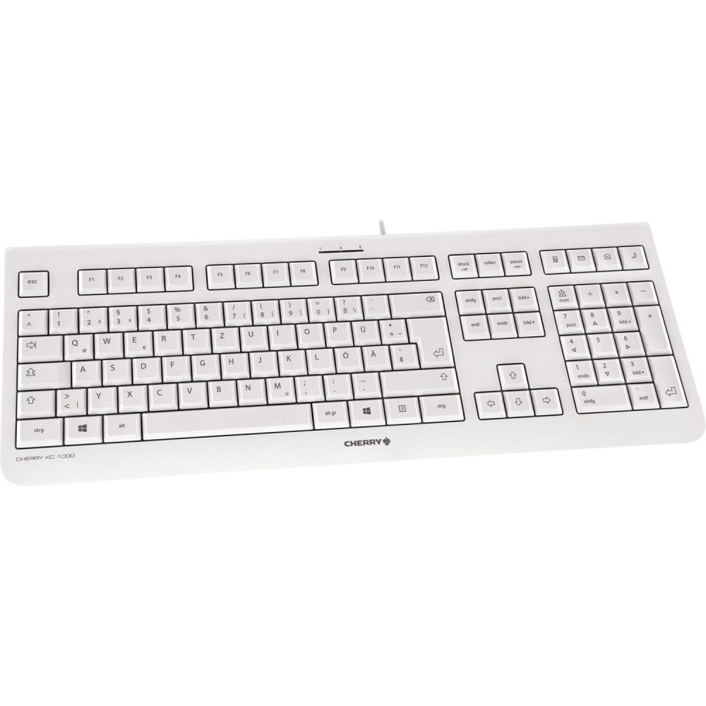 CHERRY KC 1000 - Keyboard - Spanish - light gray