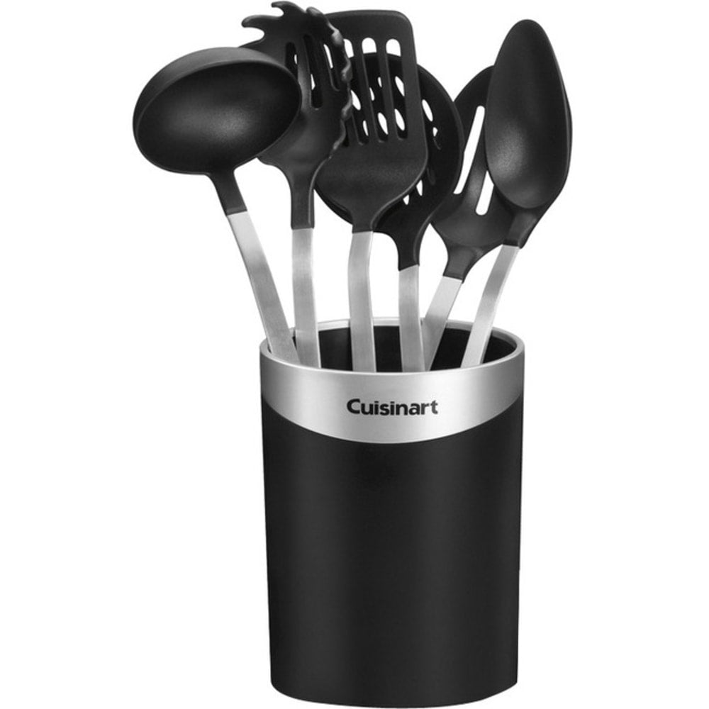 Cuisinart Crock with Barrel Handle Tool Set - 7 Piece(s) - 1/Set - Dishwasher Safe - Nylon, Stainless Steel