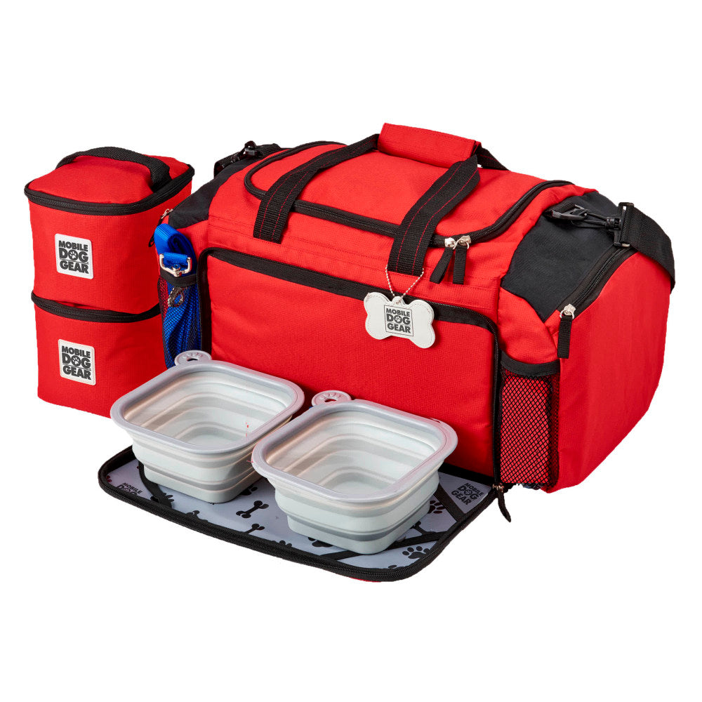 Overland Dog Gear Ultimate Week Away Duffel, Red