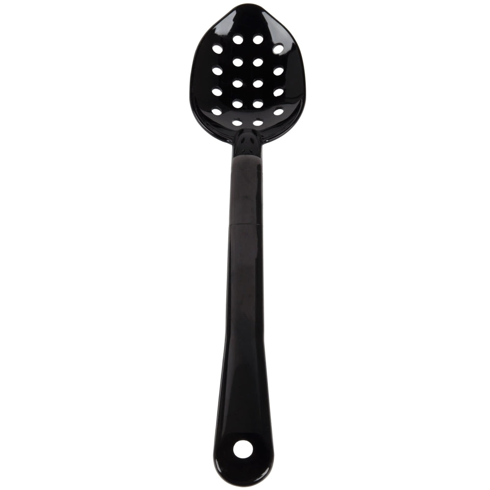 Carlisle Perforated Serving Spoons, 13in, Black, Pack Of 12
