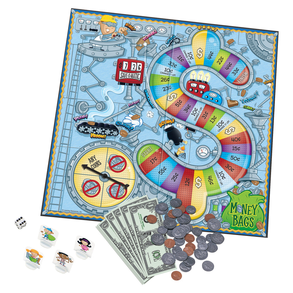 Learning Resources Money Bags A Coin Value Game