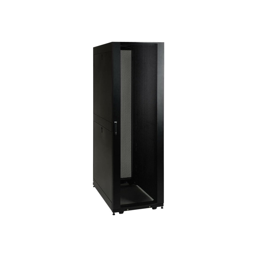 Tripp Lite 45U Rack Enclosure 32in Depth w/ Doors & Sides 3000lb Capacity - Rack cabinet - black - 45U