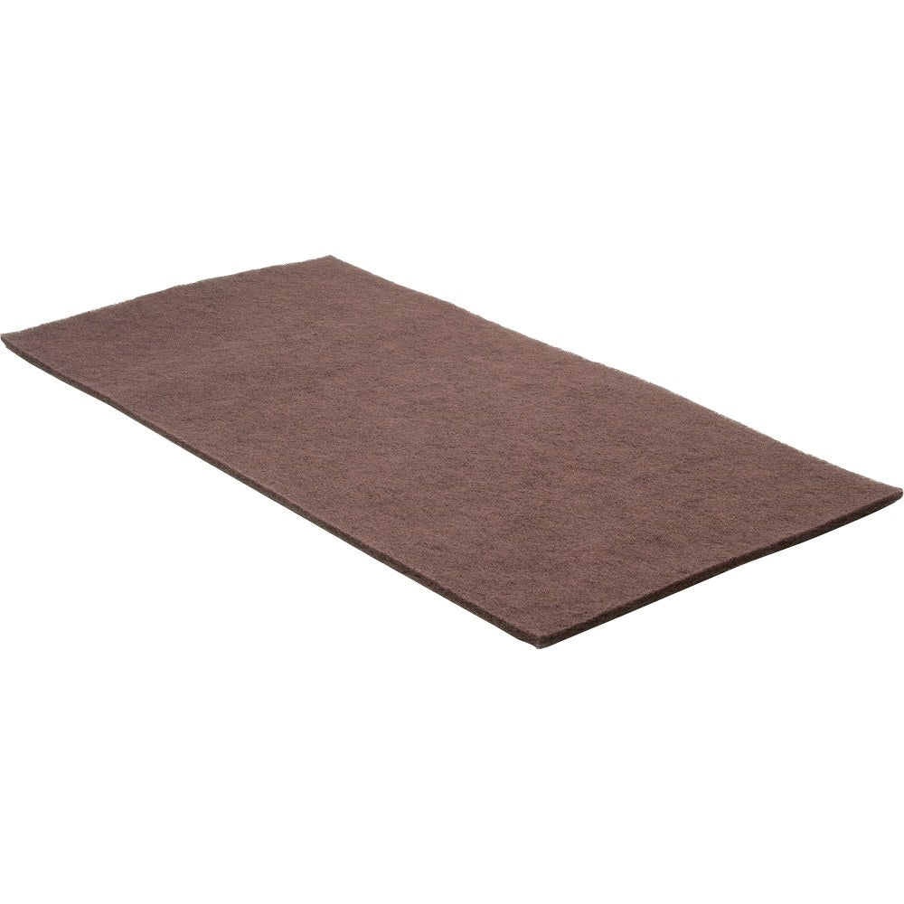 SKILCRAFT Floor Finish Surface Prep Pads - 10/Box - Rectangle - 14in Width - Scrubbing, Floor - Wood, Marble, Vinyl, Marble, Concrete, Terrazzo Floor - Long Lasting - Maroon