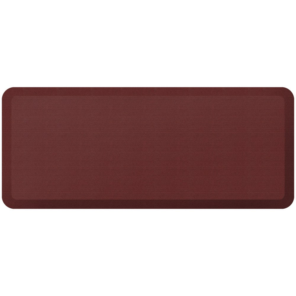 GelPro NewLife Designer Comfort Grasscloth Anti-Fatigue Floor Mat, 20in x 48in, Crimson