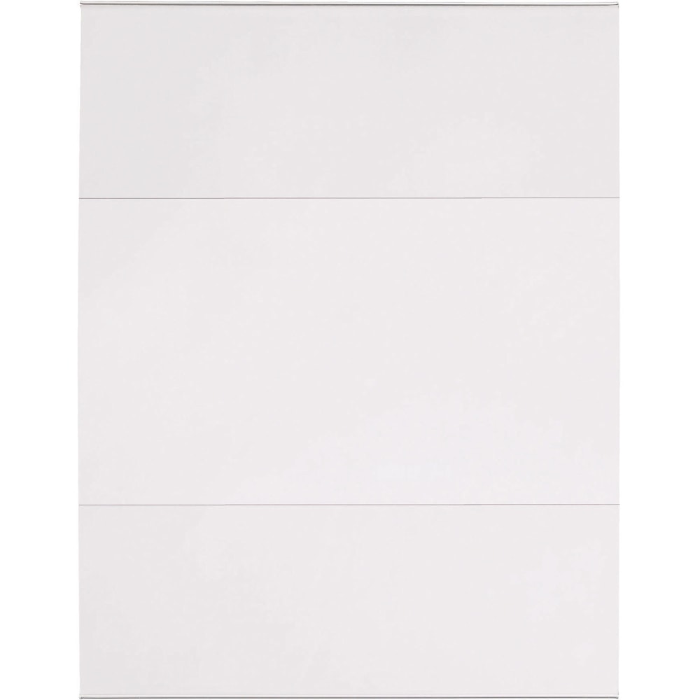 Lorell Cubicle Frame - 1 Each - 8.50in Holding Width x 11in Holding Height - Rectangular Shape - Wall Mountable - Acrylic - Wall, File Cabinet, Locker, Cubicle - Clear