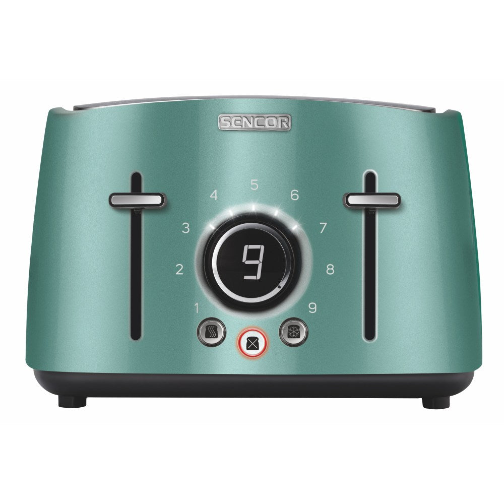 Sencor STS6071GR 4-Slot Toaster With Rack, Green