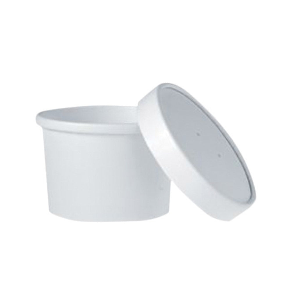 Dart Flexstyle Double Poly Food Combo Packs, 0.25 Qt, White, Carton Of 25 Packs