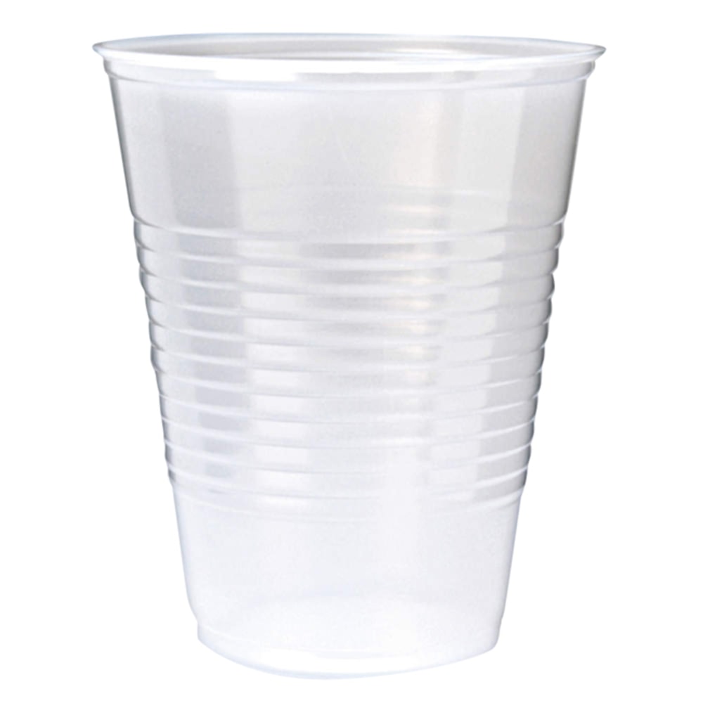 Edris Plastics Flexible Plastic Cups, 9 Oz, Translucent, Carton Of 2,500