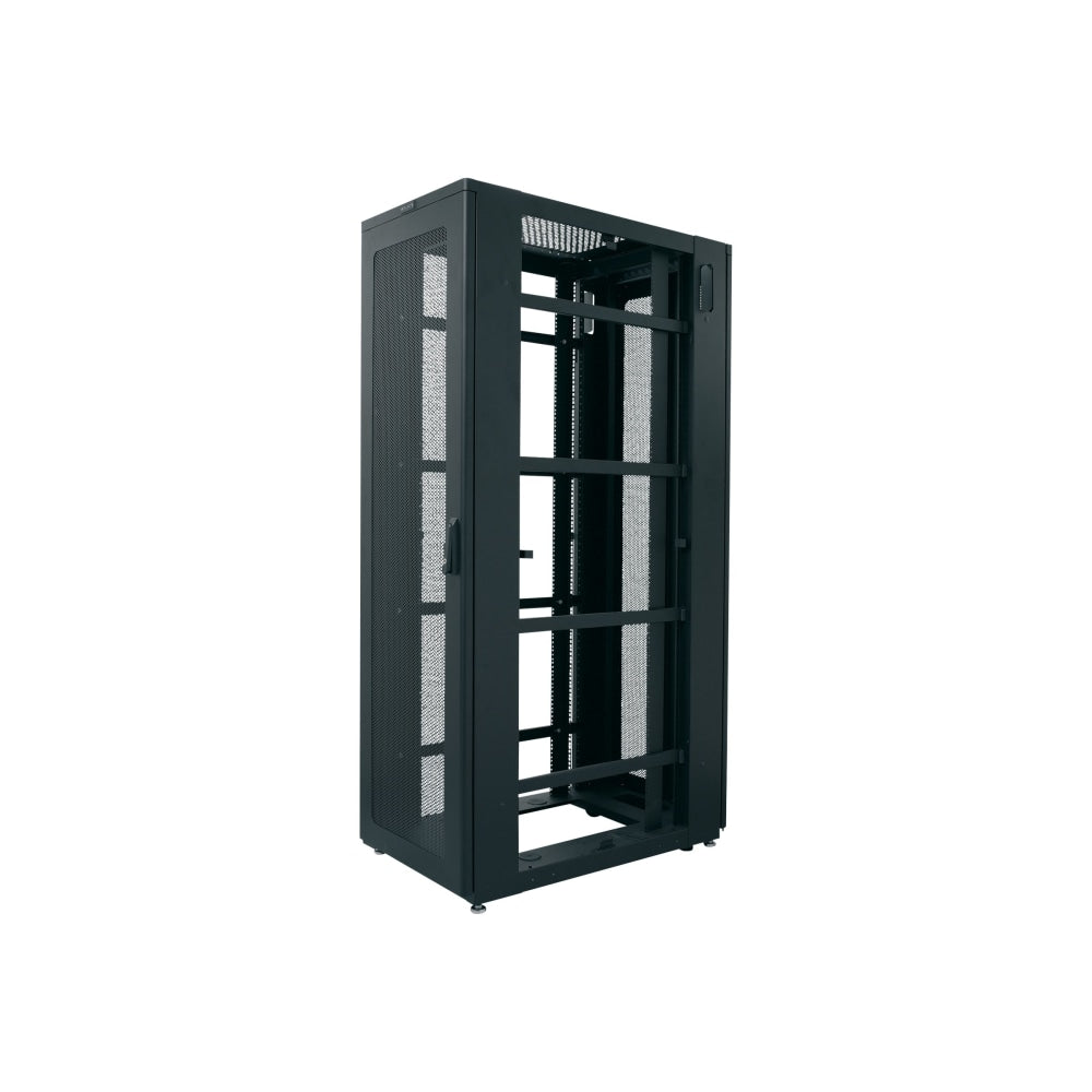 Belkin 42U Premium Enclosure Without Side Panels - Rack - black - 42U - 19in