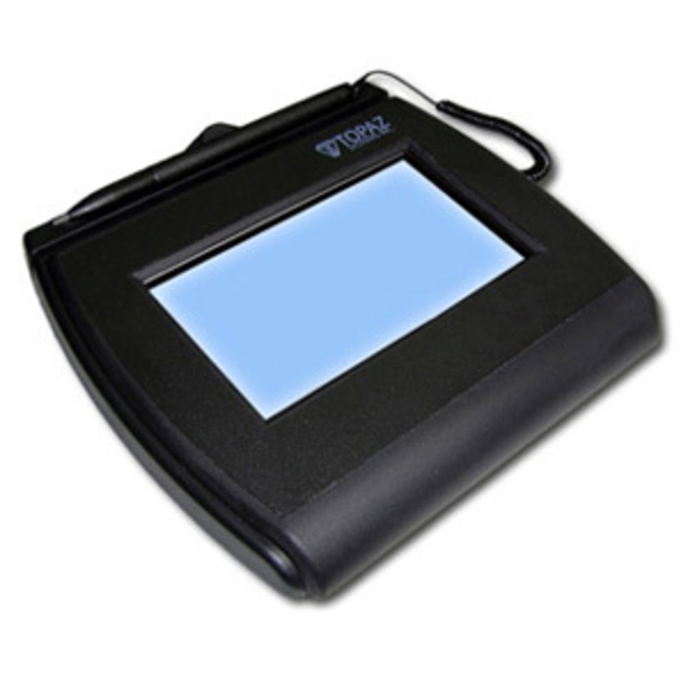 Topaz SignatureGem T-L755 Signature Capture Pad - Backlit LCD - Active Pen - 4.40in x 2.50in Active Area LCD - Backlight - USB - 410 PPI