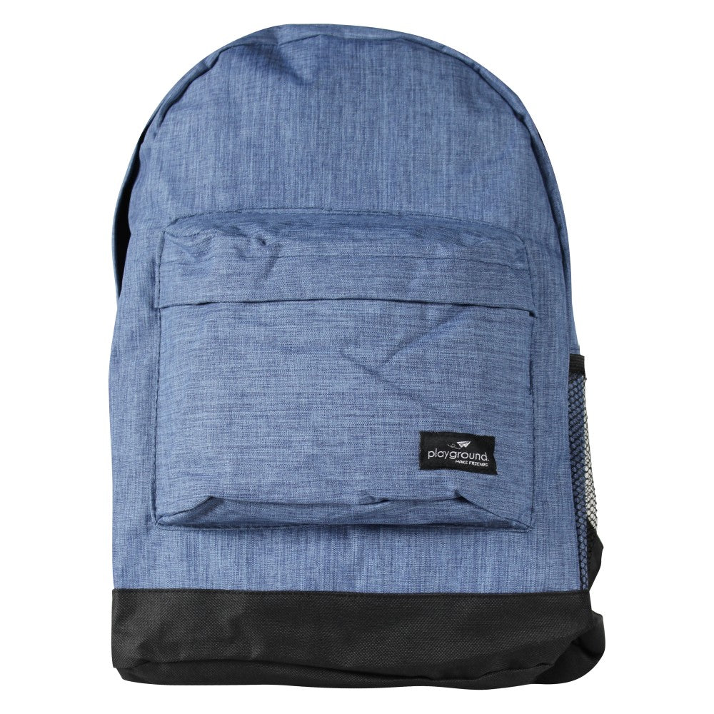 Playground Studytime Backpack, Blue/Black