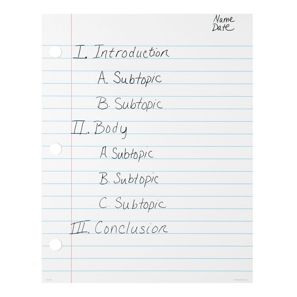 Learning Resources Magnetic Wet Erase Paper Notebook, 28in x 22in, White