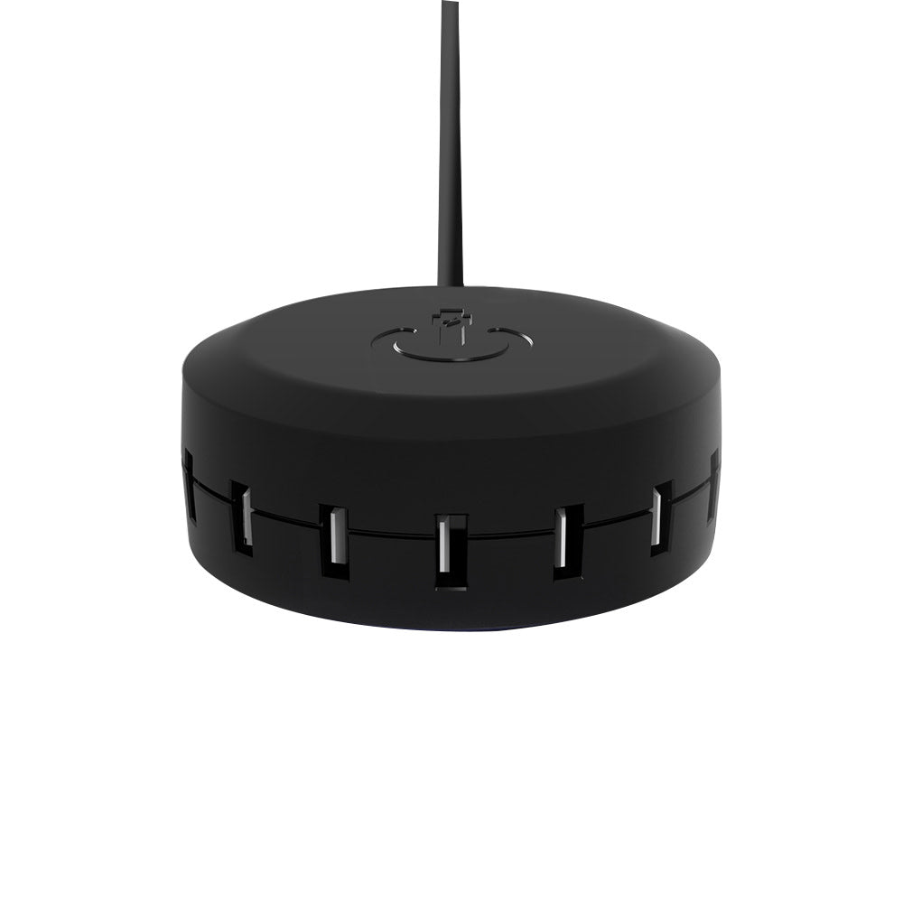 ChargeHub X7 Signature 7-Port USB Desktop Charging Station, Black, CRG-X7-SIG-001