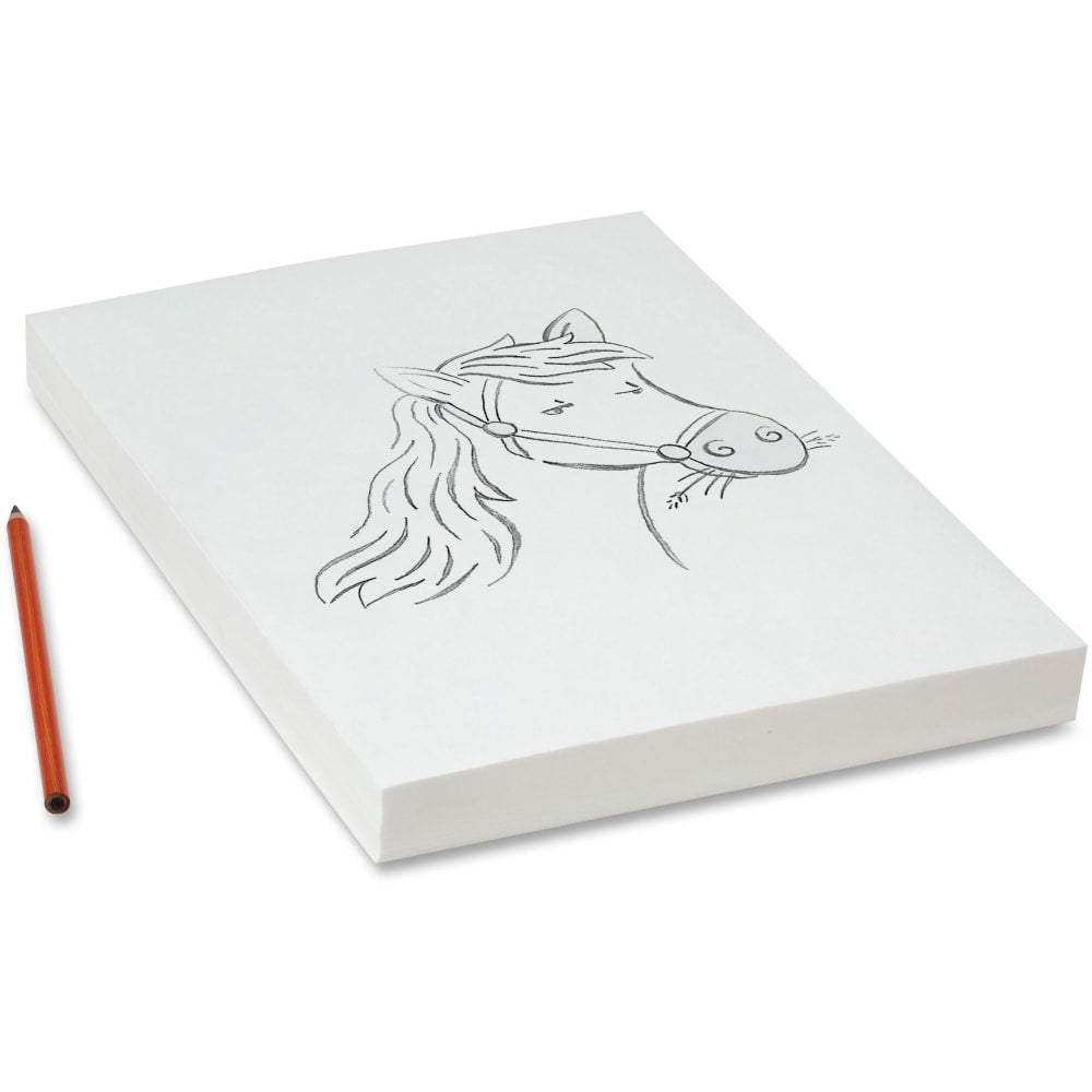 Pacon 96510 Semi-Transparent Tracing Paper - 500 Sheets - Plain - 9in x 12in - Lightweight - 500 / Ream