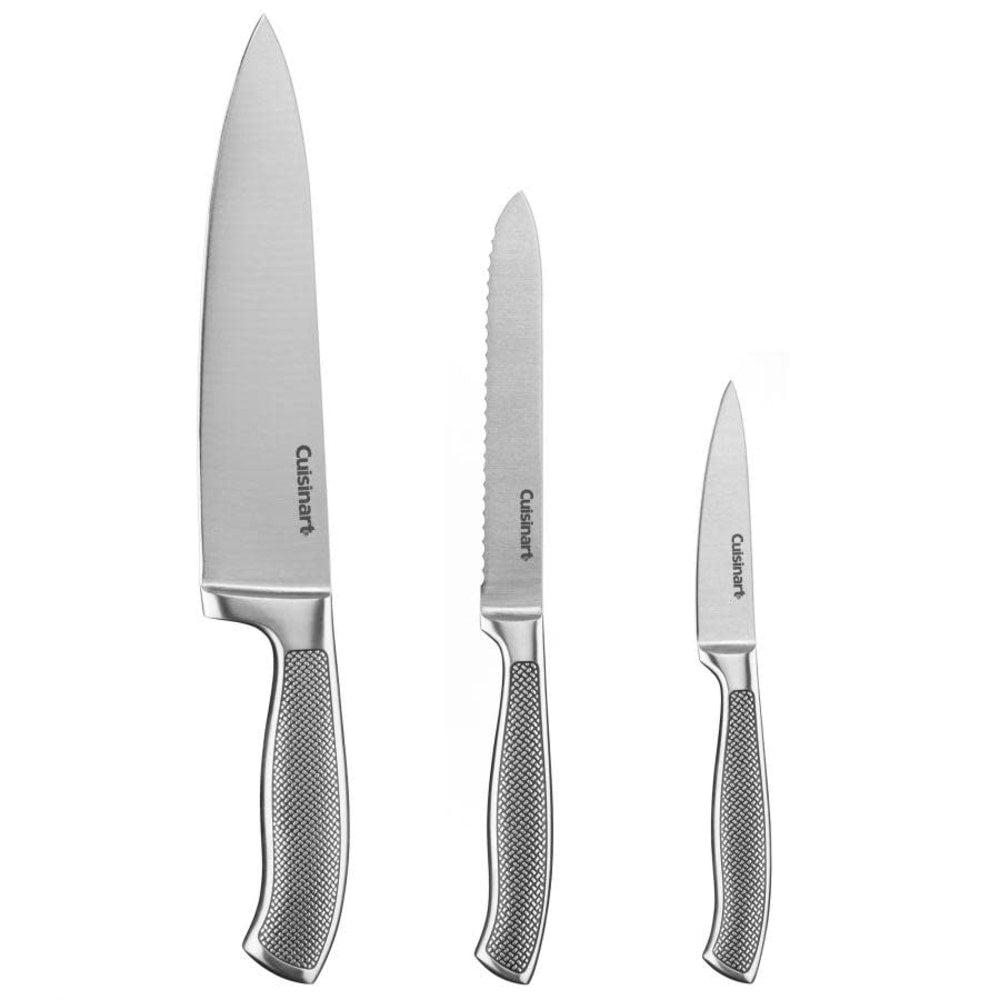 Cuisinart Graphix Collection 3-Piece Knife Set, Silver