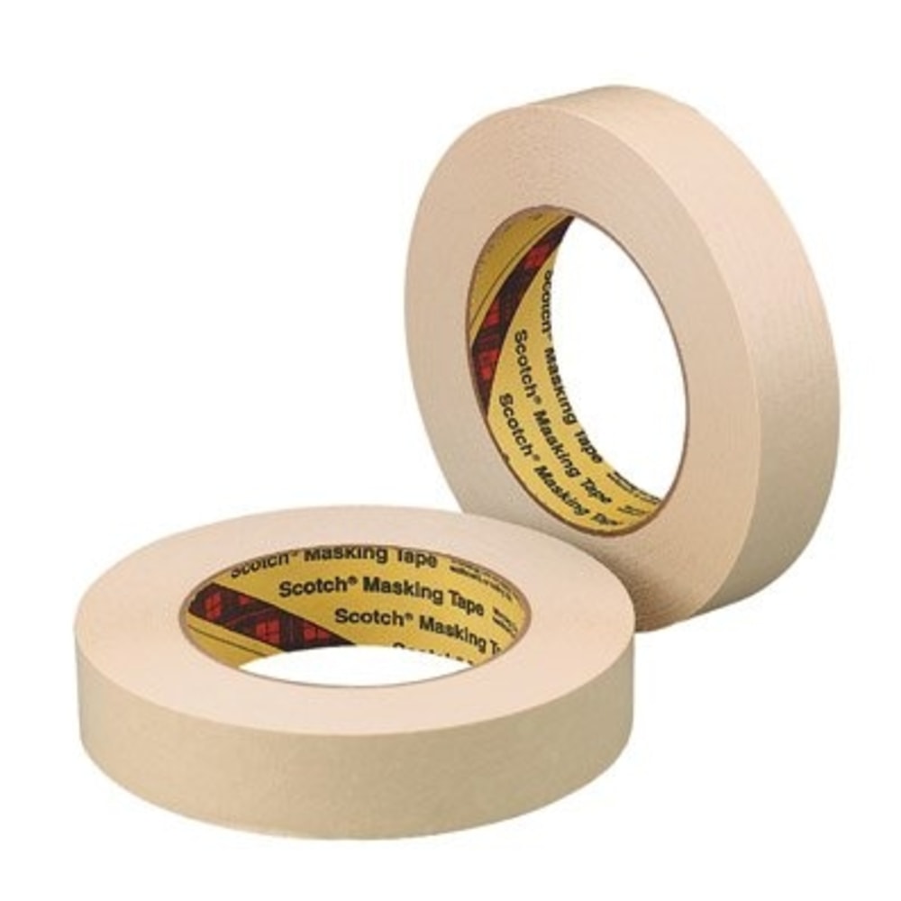 Scotch Paper Masking Tape, 1in x 2,160in, Tan
