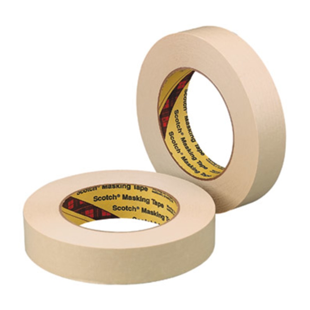 Scotch Paper Masking Tape, 3/4in x 60 Yd., Tan