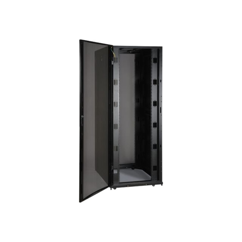 Tripp Lite 45U Rack Enclosure Server Cabinet 30in Wide w/ 6ft Cable Manager - Rack cabinet - black - 45U - 19in - with 3in Wide High Capacity Vertical Cable Manager