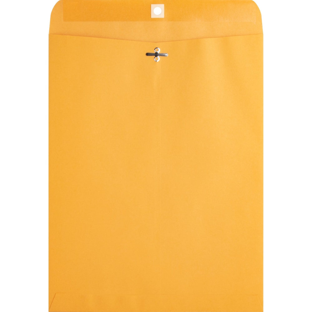 Business Source Heavy-duty Clasp Envelopes - Clasp - #97 - 10in Width x 13in Length - 28 lb - Clasp - Kraft - 100 / Box - Kraft