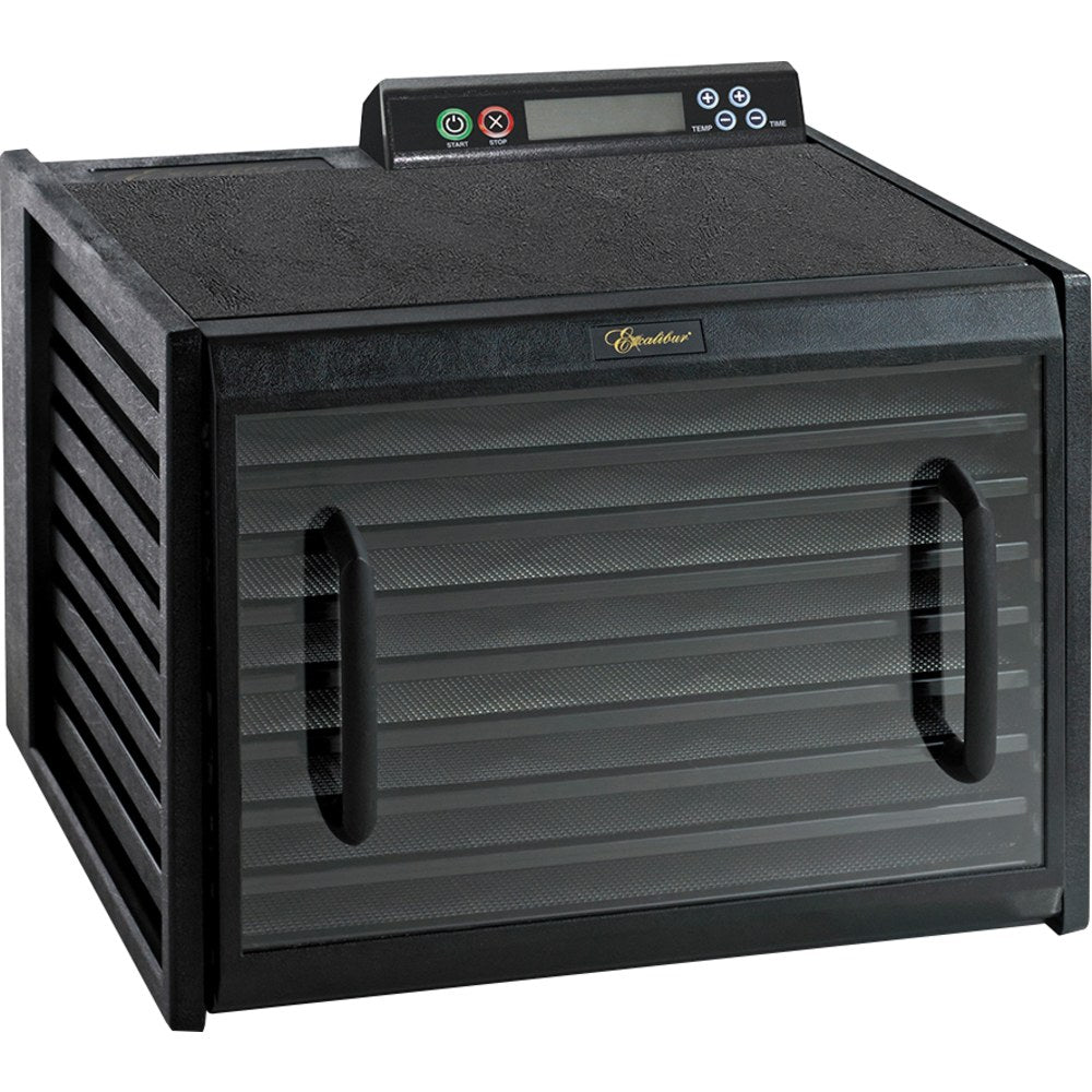 Excalibur Electric 9-Tray Food Dehydrator, 10inH x 17inW x 18inD, Black