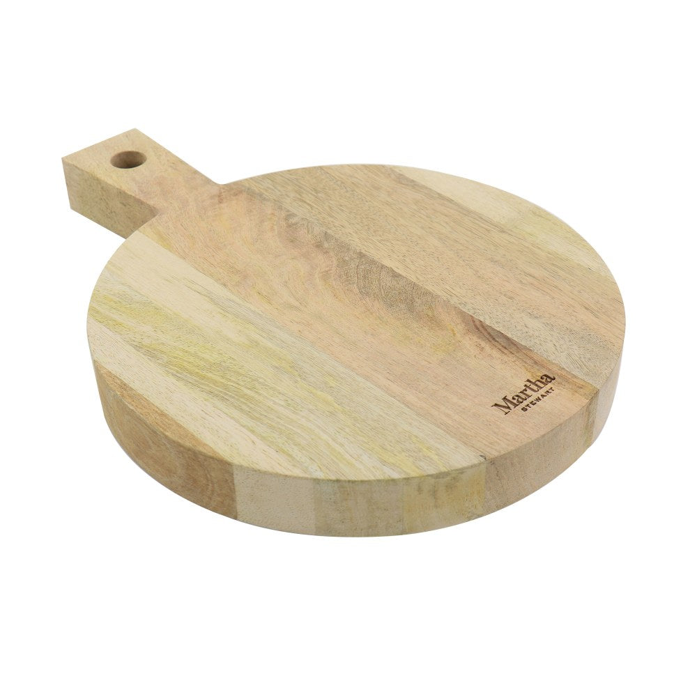 Martha Stewart Mango Wood Cutting Board, 14in, Brown