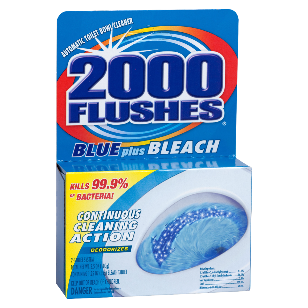 2000 Flushes Plus Bleach Bowl Cleaner, 3.5 Oz Bottle