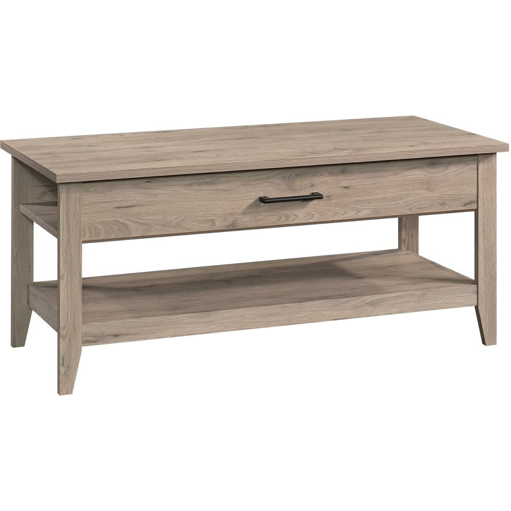 Sauder Summit Station Lift-Top Coffee Table, 19inH x 43inW x 19inD, Laurel Oak