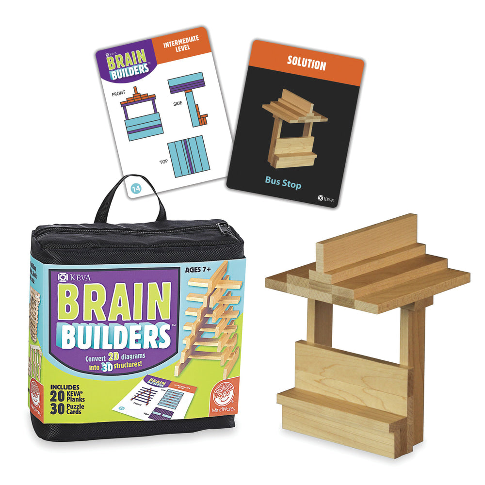 MindWare KEVA Brain Builders Set, Multicolor, Grades 1 - 8