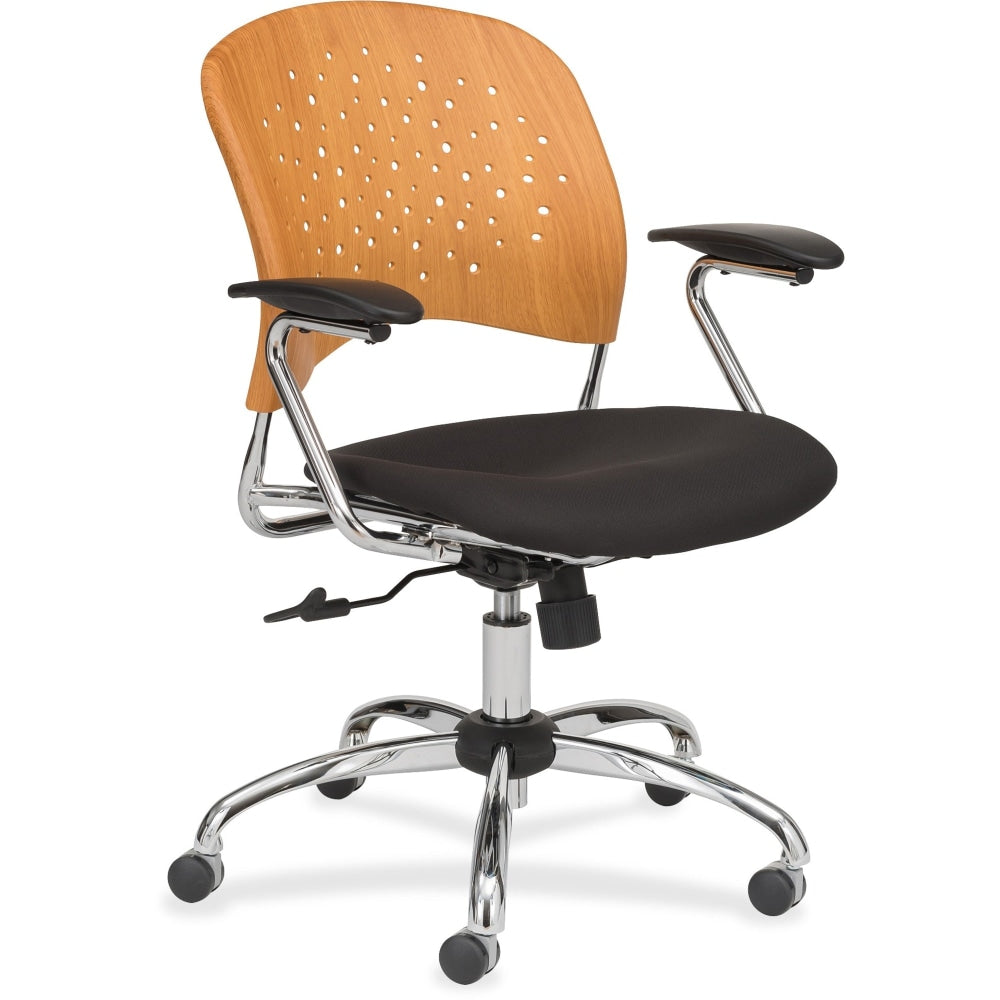 Safco Reve Task Chair, Black/Natural