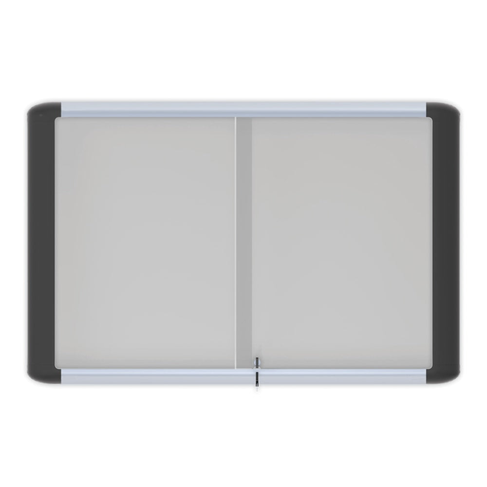 MasterVision Platinum Pure Magnetic Dry-Erase Enclosed Whiteboard, 48in x 72in, Aluminum Frame With Silver Finish