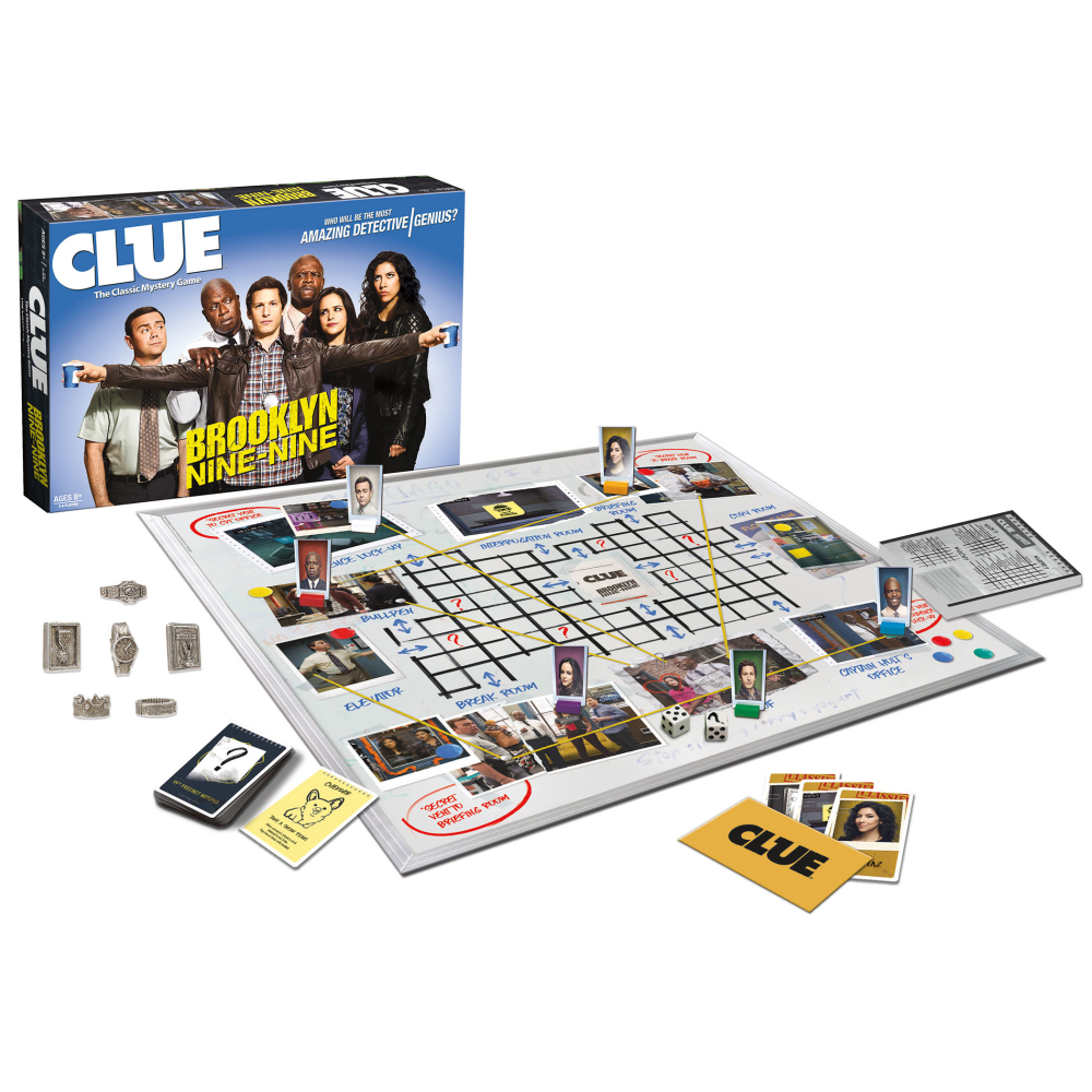 USAopoly CLUE: Brooklyn Nine-Nine, Multicolor, Grades 3-Post Grad