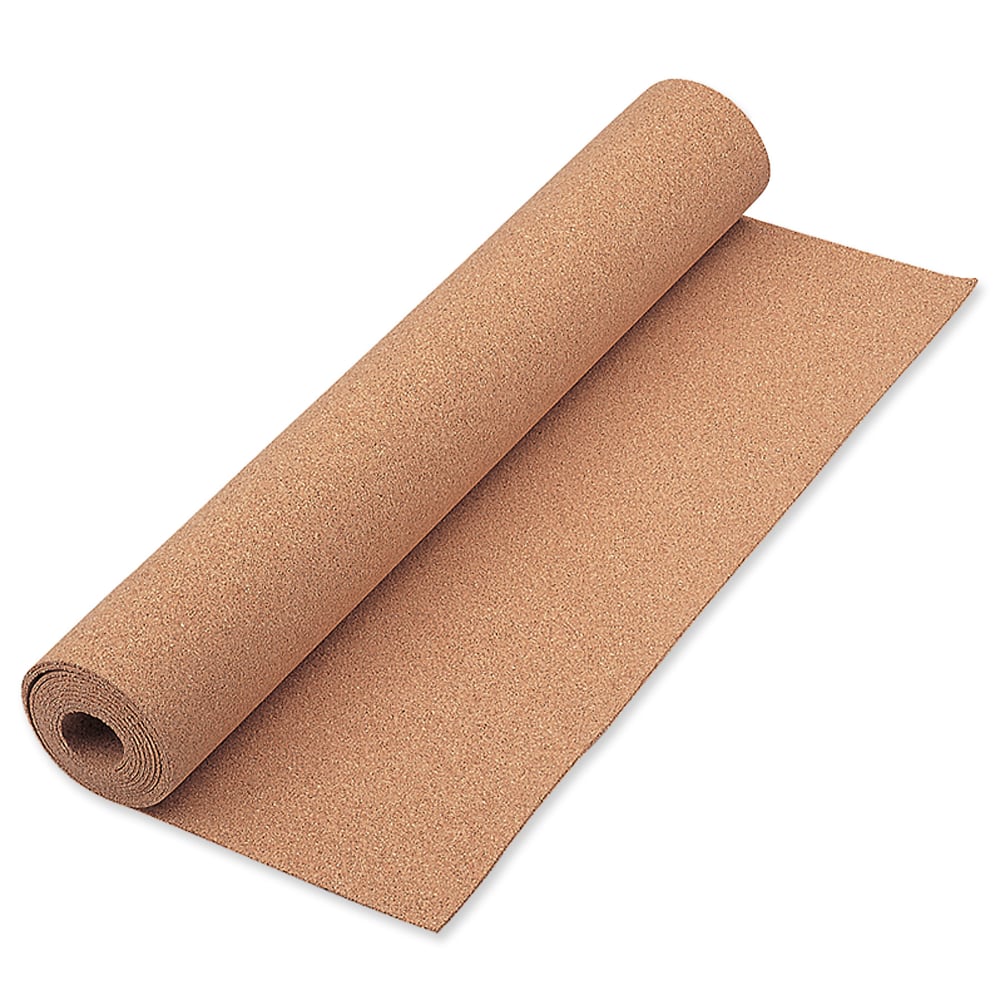 Quartet 24in Cork Roll, 24in x 48in, Brown Finish Frame