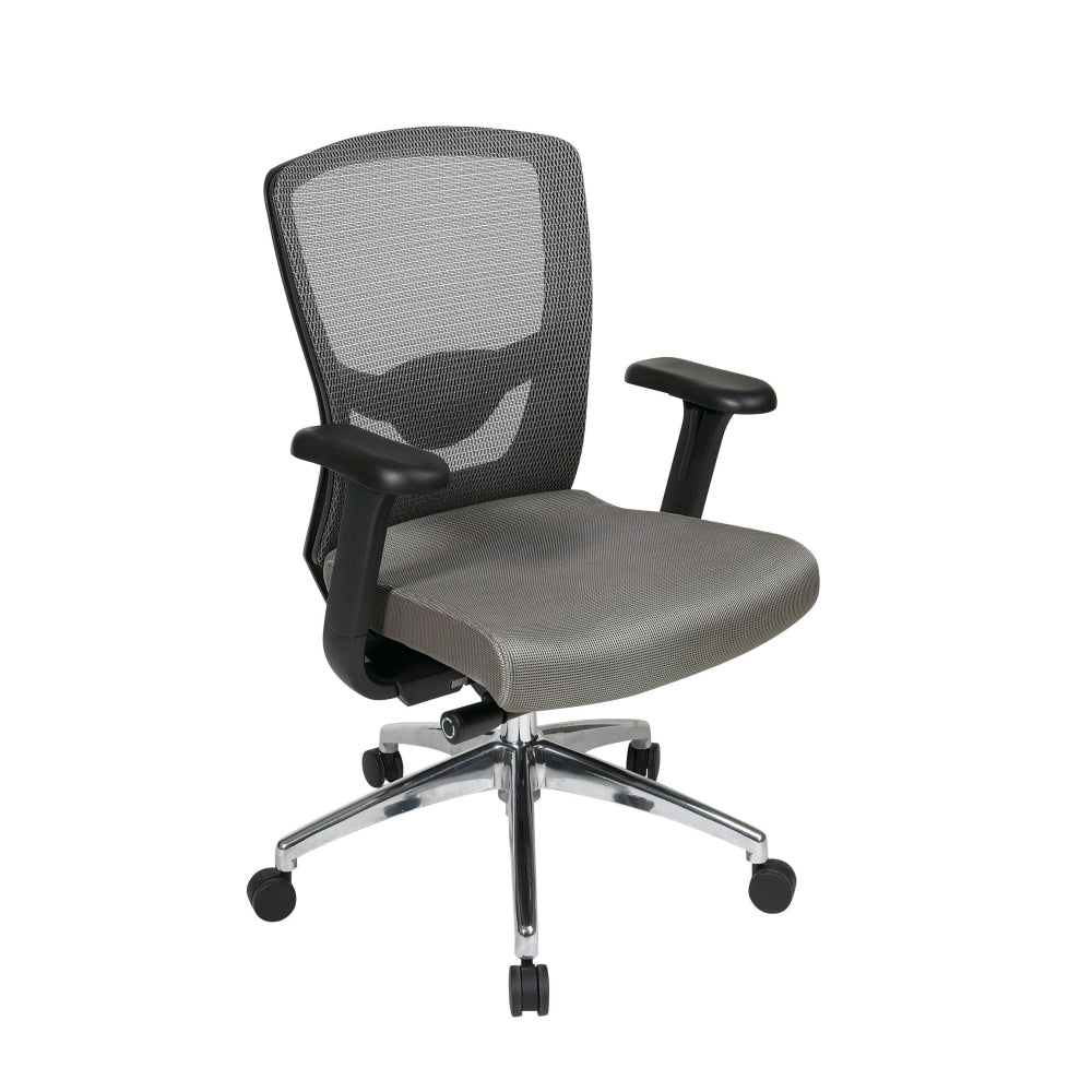 Office Star Pro-Line II Ergonomic ProGrid Mesh-Back Chair, Gray
