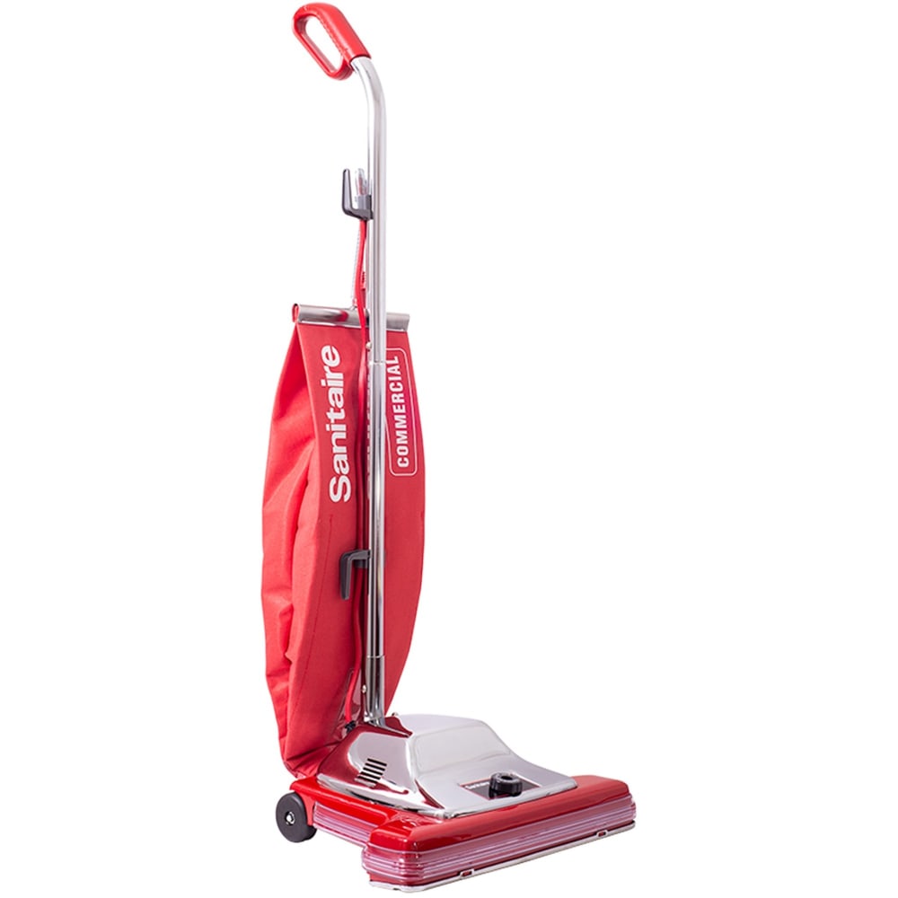 Sanitaire SC899 TRADITION QuietClean Upright Vacuum - 4.50 gal - Bagged - Brushroll - 16in Cleaning Width - Carpet - 50 ft Cable Length - Red