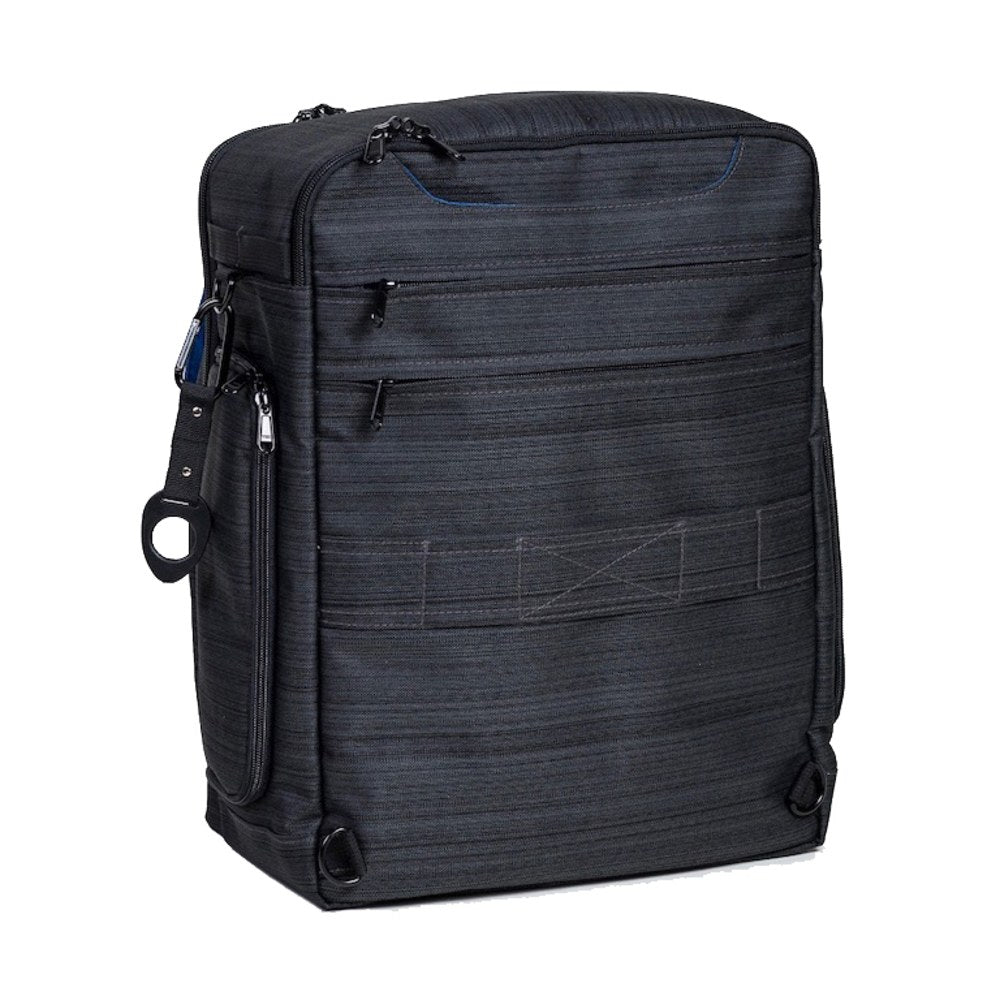 Walter + Ray USB Transit Backpack With 17in Laptop Pocket, Suit Black