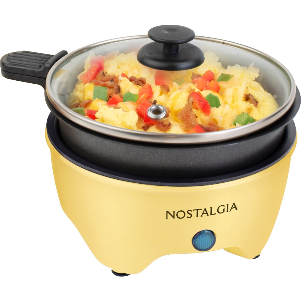 Nostalgia MSK5YW MyMini Personal Electric Skillet, Yellow